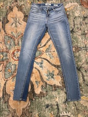 Daytrip Light Blue Skinny Jeans with Subtle Fade